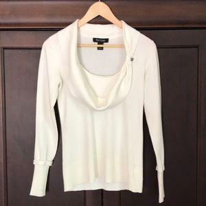 White House-Black Market ivory sweater, size XS